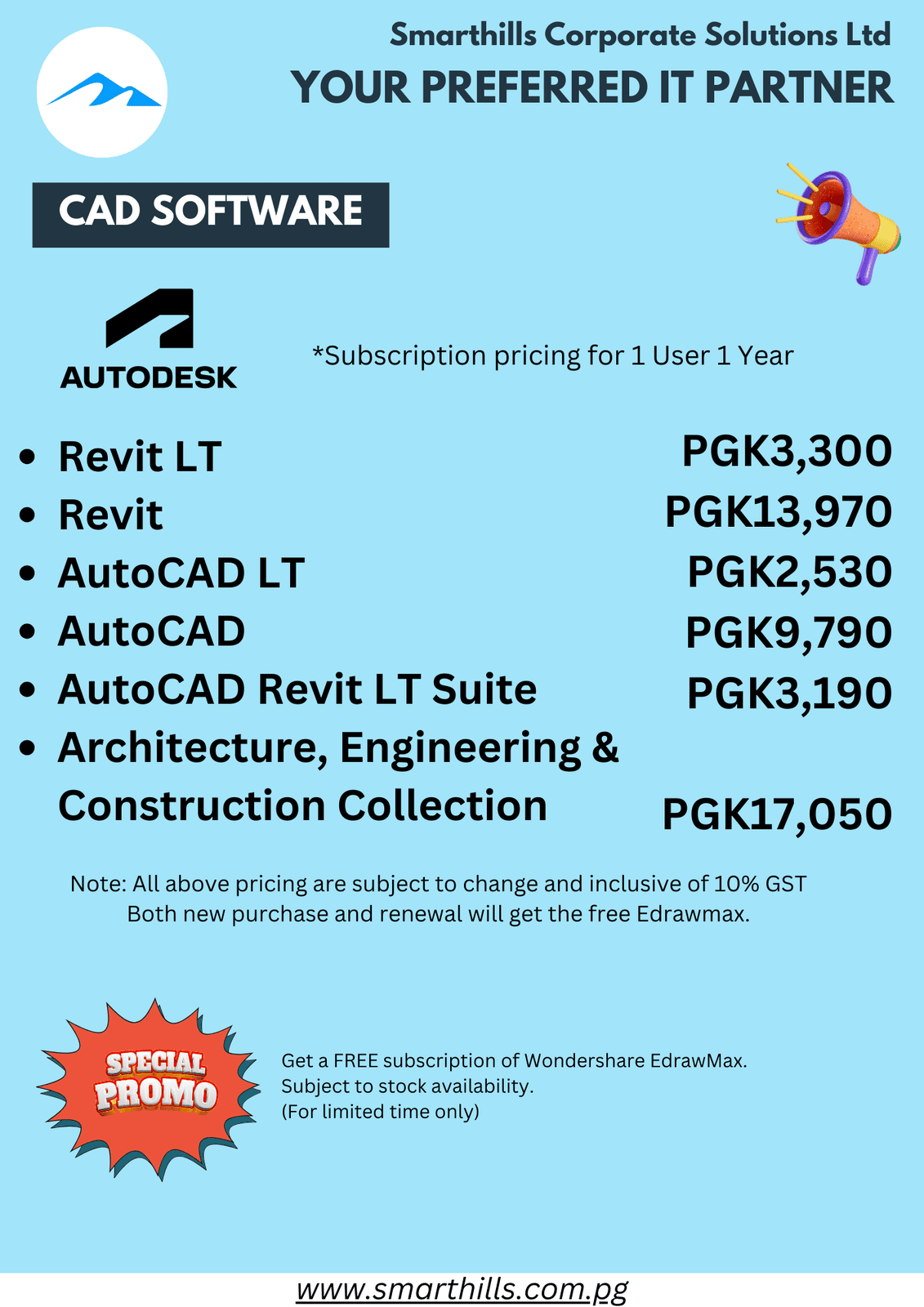 Autodesk Pricing